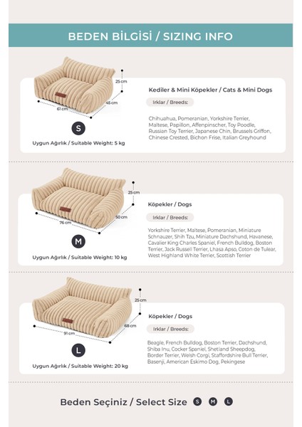 Kürk Peluş Kedi Köpek Evcil Hayvan Yatağı PatiChill Yıkanabilir Kaymaz Taban Luna Lüks Ortopedik Su Geçirmez Bej fırsatları