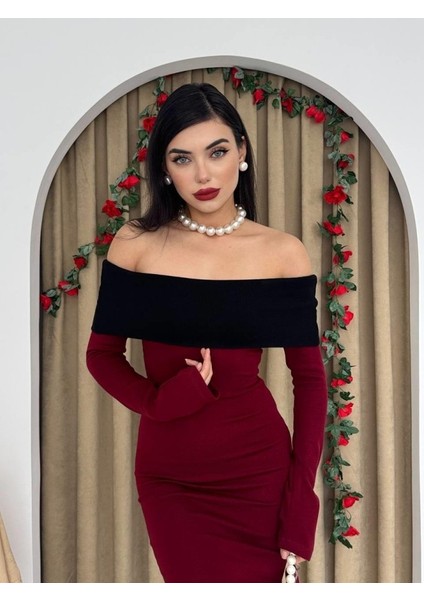 Leonidas Madonna Yaka Elbise