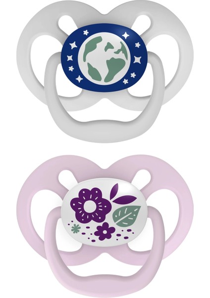 Dr. Brown’s™ Advantage™ Karanlıkta Parlayan Yalancı Emzik Mavi Doğa- 2. Evre fırsatları