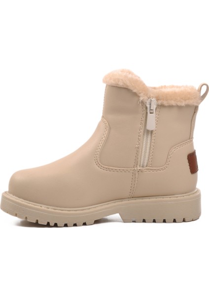 Bej Fermuarlı Çocuk Bot 23003 P fiyatları