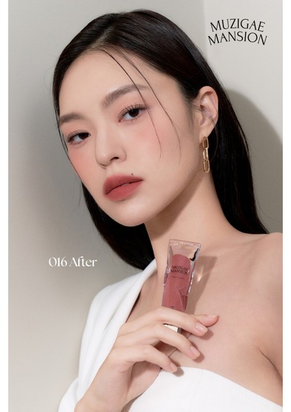 Gül Özlü, Kadife Bitiş Sunan, Nemlendirici ve Kalıcı Tint MUZIGAE MANSION Objet Liquid 016 After