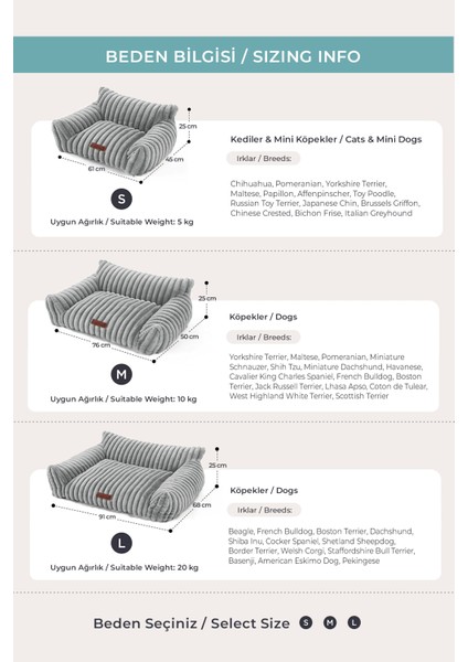Kürk Peluş Kedi Köpek Evcil Hayvan Yatağı PatiChill Yıkanabilir Kaymaz Taban Luna Lüks Ortopedik Su Geçirmez Gri modelleri