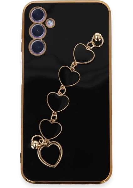 Newface Samsung Galaxy A24 4g Kılıf Esila Silikon - Siyah