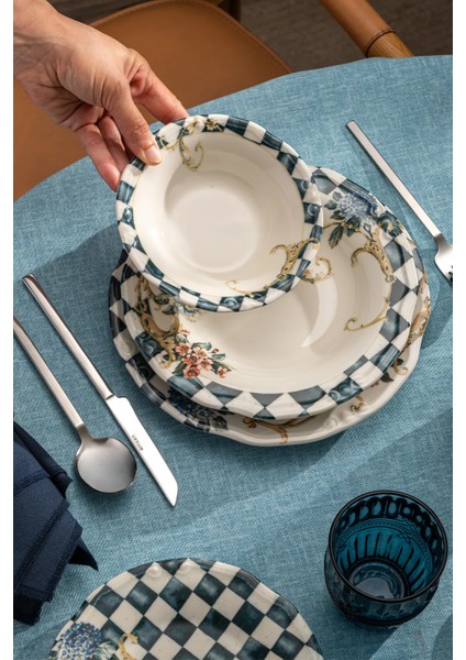 Victoria 24 Parça 6 Kişilik Yemek Takımı