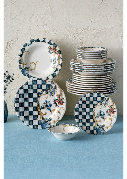 Victoria 24 Parça 6 Kişilik Yemek Takımı