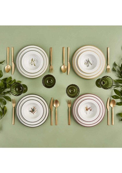 Garden Stoneware 12 Parça 4 Kişilik Yemek Takımı Mix