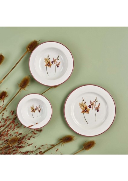 Garden Stoneware 12 Parça 4 Kişilik Yemek Takımı Mix