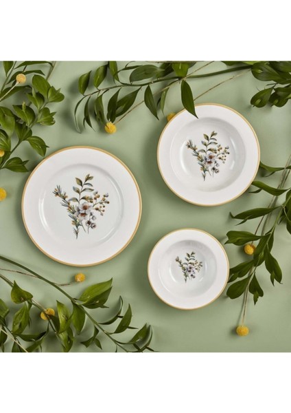 Garden Stoneware 12 Parça 4 Kişilik Yemek Takımı Mix