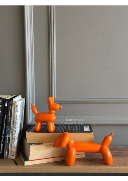 Dekoratif Dachshund Cinsi Balon Köpek Biblo Takım /masa-Sehpa Üstü/ Kitaplık Süsü fırsatları