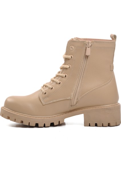Bej Fermuarlı Kadın Bot 23008 Z fiyatları
