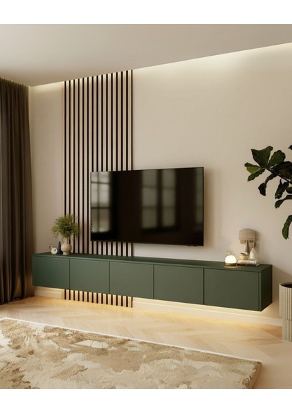 Parla Tv Ünitesi & Sehpası (Yeşil) fırsatları