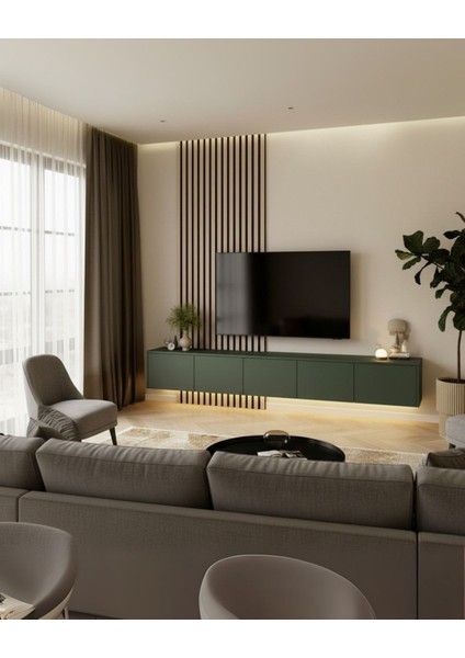 Parla Tv Ünitesi & Sehpası (Yeşil) indirimleri