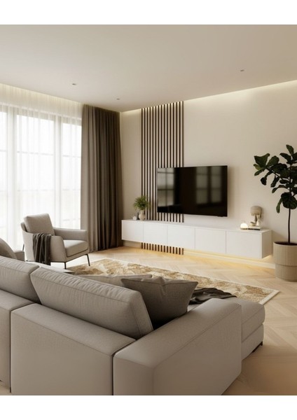 Parla Tv Ünitesi & Sehpası (Beyaz) indirimleri