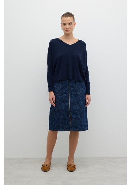 V Yaka Triko Lacivert K2671017_015 modelleri