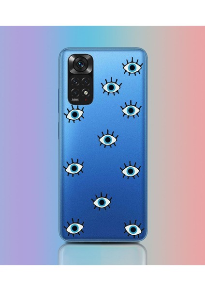 Redmi Note 11 Uyumlu Premium Kalite Baskılı Esnek Şeffaf Kılıf
