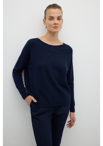 Bisiklet Yaka Triko Lacivert K2671015_015 modelleri