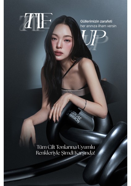 Ton Eşitleyen Renkli Dudak Bazı & Tint Muzıgae Mansıon Tie Up Cover Tint (03 Pink Step)