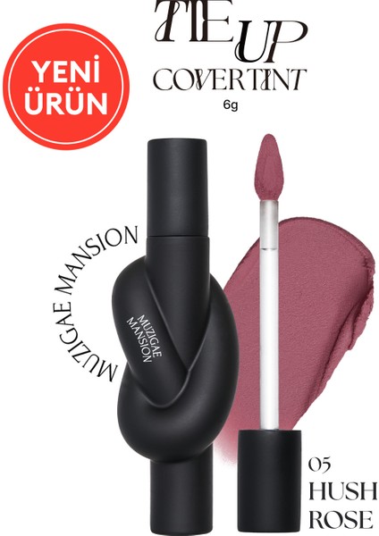 Ton Eşitleyen Renkli Dudak Bazı & Tint Muzıgae Mansıon Tie Up Cover Tint (05 Hush Rose)