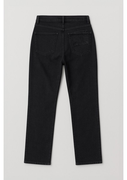 Erkek Siyah Slim Straight Likralı Jean Pantolon modelleri