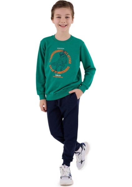 Roly Poly Erkek Çocuk Yeşil Eşofman Takımı RP3673-G