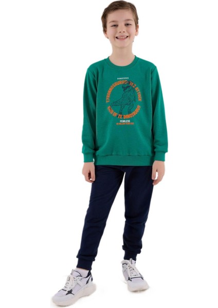 Roly Poly Erkek Çocuk Yeşil Eşofman Takımı RP3673-G fiyatları