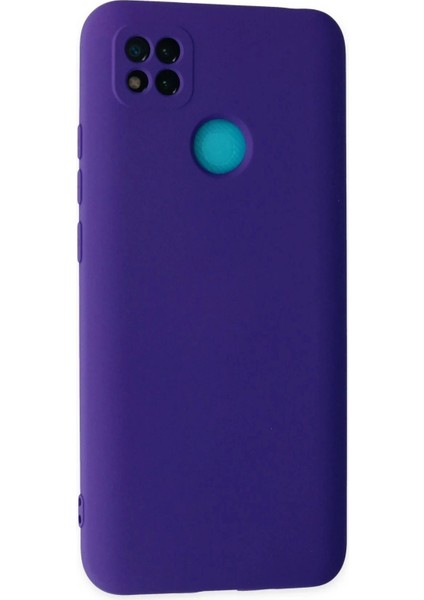 Newface Xiaomi Redmi 9c Kılıf Nano Içi Kadife Silikon - Mor modelleri