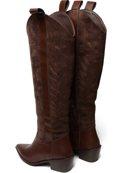 Bağcıksız Neolit Taban Western Çizme 281-230-W Kadın Çizme fırsatları