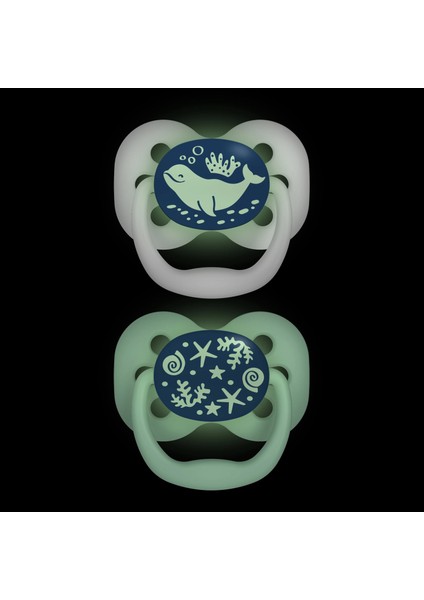 Dr. Brown’s™ Advantage™ Karanlıkta Parlayan Yalancı Emzik Mavi Okyanus,- 1. Evre modelleri