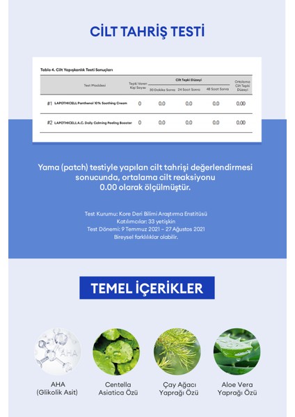 AHA İçerikli Peeling Etkili Tonik LAPOTHICELL A.C. Daily Calming Peeling Booster fırsatları