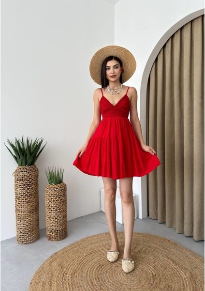 Nivel Göğsü Büzgülü Elbise indirimleri