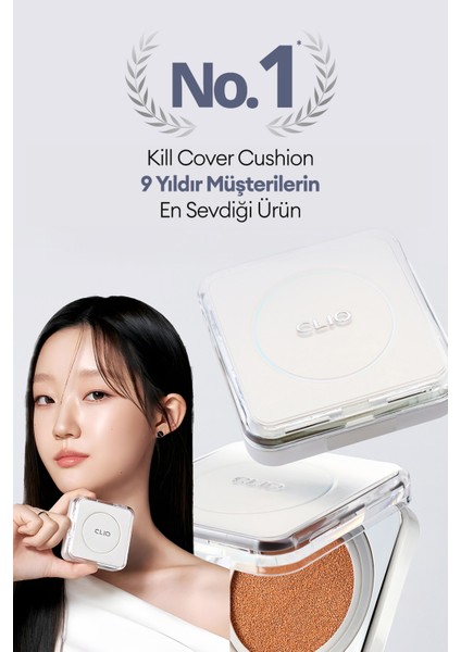 Mat Bitişli Kill Cover Founwear Cushion The Original + Refill (21N Linen) SPF50+ Pa+++