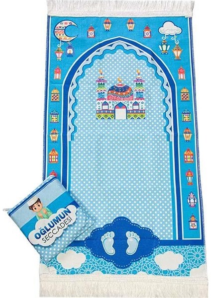 Çantalı Çocuk Seccadesi - Oğlumun Seccadesi