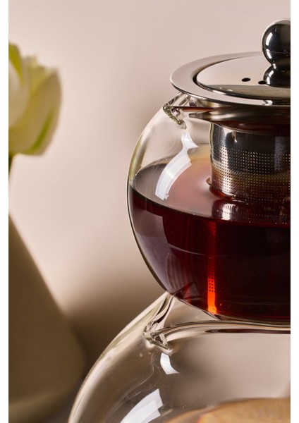 Diego Indüksiyon Tabanlı Borosilikat Cam Çaydanlık Takımı 500 ml Demlik 1800 ml Suluk modelleri