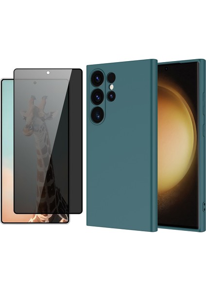 Samsung Galaxy S25 Ultra Uyumlu Kılıf Vendas Mara Lansman Kapak + Hayalet Cam Ekran Koruyucu