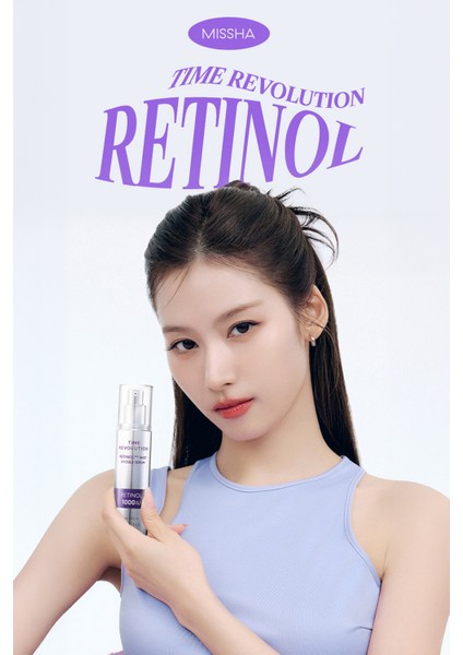 Kırışıklık ve Gözenek Karşıtı Retinol Serum Time Revolution Retinol 1000 Shot Spicule Serum