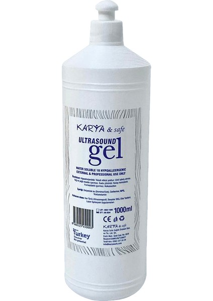 Ultrason (Ekg) Jeli 1000 ml (1 Litre) - 12 Adet fiyatları