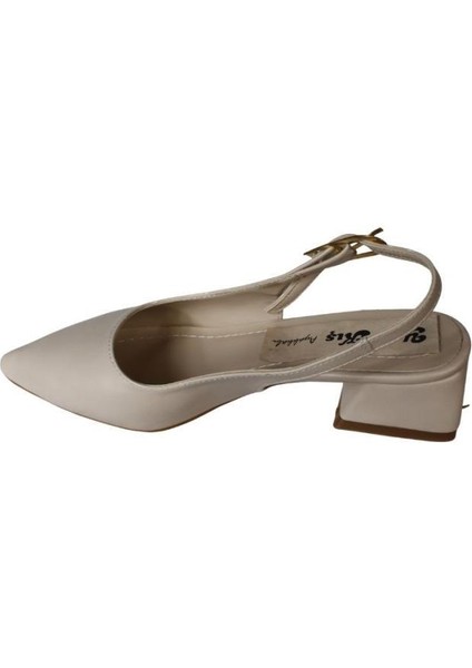 Yazkış Kadın Siyah Ten Cilt Önü Kapalı Arkası Açık 4cm Kalın Topuk Ayakkabı modelleri