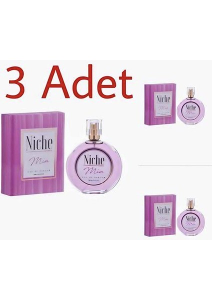 Niche Mia Edp Kadın 50 ml - 3 Adet Hediye Paketi fiyatları