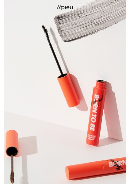 Uzun ve Kıvrık Görünüm Sunan A'PIEU Born To Be Madproof Lengthening&Volumizing Mascara (No.01)
