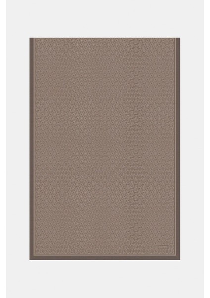 Tivil Monogram Ipek Şal 41407-KOYU Vizon
