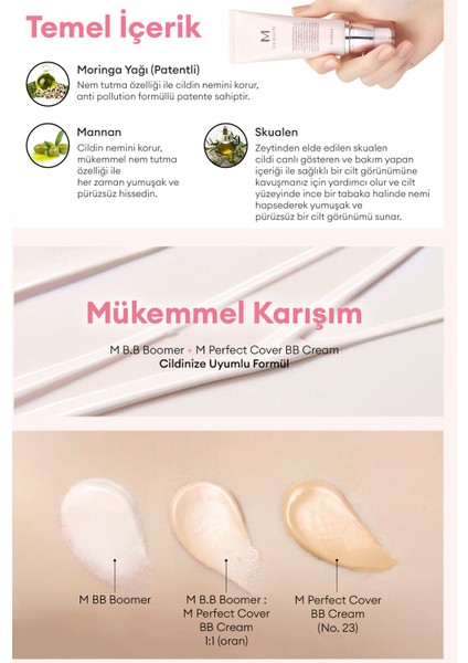Işıltılı ve Aydınlık Görünüm Sağlayan Makyaj Bazı M B.B Boomer 20ml fırsatları