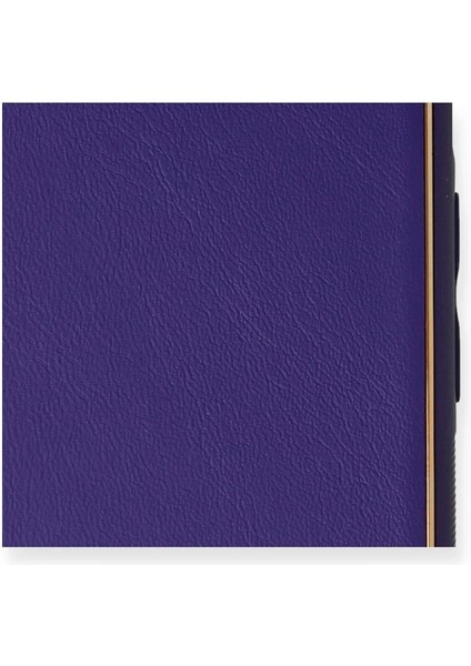 Newface iPhone 7 Plus Kılıf Coco Deri Silikon Kapak - Mor fırsatları