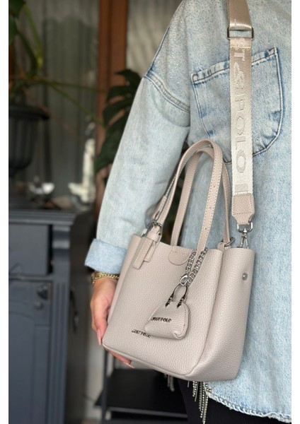 Yeni Sezon Orijinal Just Polo Günlük Kullanıma Uygun 4 Bölmeli Geniş Askılı Kadın Omuz Çantası