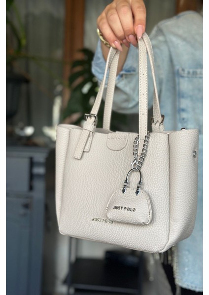 Yeni Sezon Orijinal Just Polo Günlük Kullanıma Uygun 4 Bölmeli Geniş Askılı Kadın Omuz Çantası fırsatları