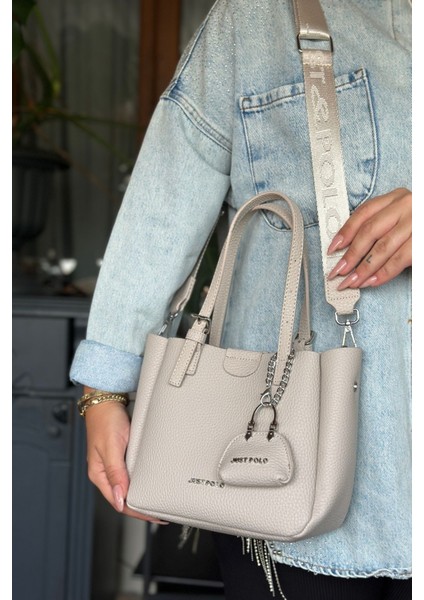 Yeni Sezon Orijinal Just Polo Günlük Kullanıma Uygun 4 Bölmeli Geniş Askılı Kadın Omuz Çantası indirimleri