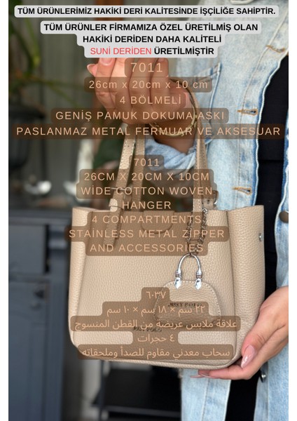 Yeni Sezon Orijinal Just Polo Günlük Kullanıma Uygun 4 Bölmeli Geniş Askılı Kadın Omuz Çantası