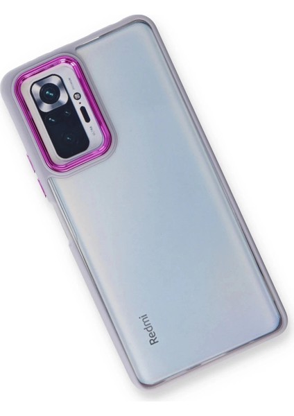 Newface Xiaomi Redmi Note 10 Pro Kılıf Dora Kapak - Lila modelleri