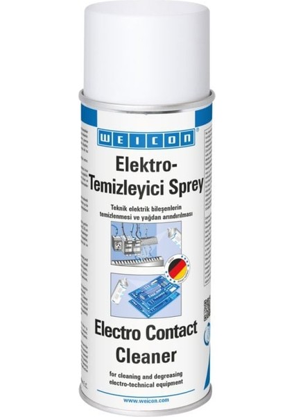 Elektro Kontak Temizleyici Sprey 400ML-ELEKTROTEKNIK Veya Mekanik Bileşenler Için Temizleyici