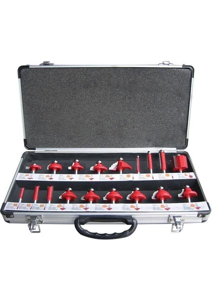 Ahşap Motif Bıçak Seti 18 Parça