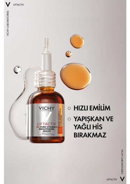 Liftactiv Supreme C Vitamini Aydınlatıcı Antioksidan Serum 20 ml Çanta Hediyeli fiyatları